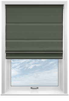 Ascot, Stone Grey - Roman Blind